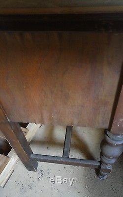 008 Vintage Early 1900's Curio China Cabinet Press