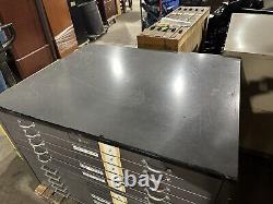 10 DR Flat File Blue Print in Gray