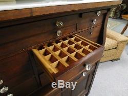 100 year old mahogany Dental Cabinet