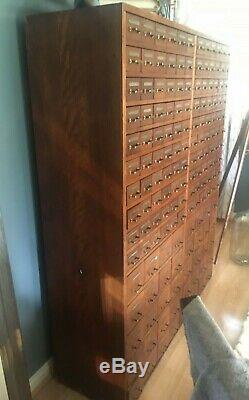 160 drawer library card catalog