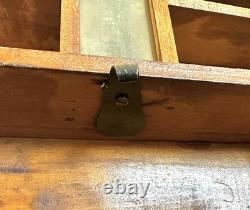 18 TALL SALESMAN SAMPLE MINIATURE Wood HOOSIER CABINET Antique Vintage RARE