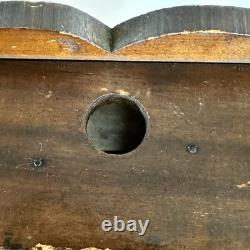 18 TALL SALESMAN SAMPLE MINIATURE Wood HOOSIER CABINET Antique Vintage RARE