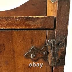 18 TALL SALESMAN SAMPLE MINIATURE Wood HOOSIER CABINET Antique Vintage RARE