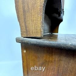 18 TALL SALESMAN SAMPLE MINIATURE Wood HOOSIER CABINET Antique Vintage RARE