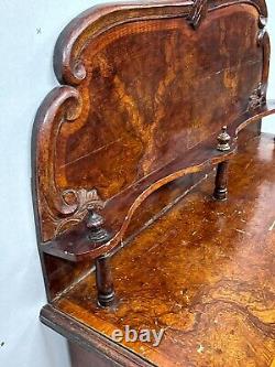 1800s English paint decorated dresser cabinet server original decoration Hall