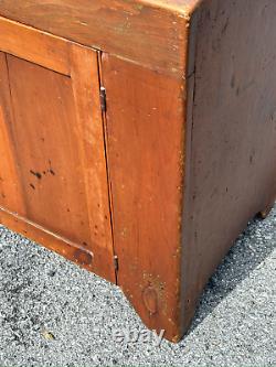 1800s Pennsylvania dry sink cabinet patina drawer cupboard old surface