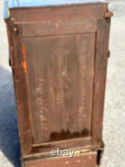 1800s paw foot mahogany inlaid bar cabinet sideboard needs tlc 46x22x23 empire