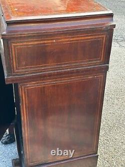 1800s paw foot mahogany inlaid bar cabinet sideboard needs tlc 46x22x23 empire