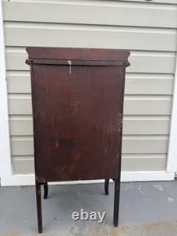 1880 Mahogany American Music Cabinet Great Condition (LOCAL PICK UP ONLY)