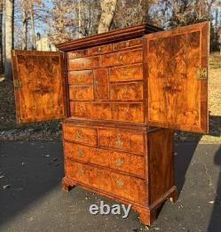 18th Century George I Cabinet on Chest Shipping Available