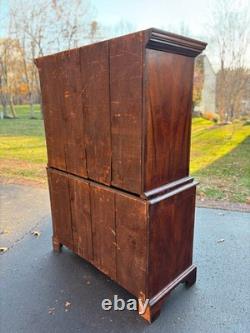 18th Century George I Cabinet on Chest Shipping Available