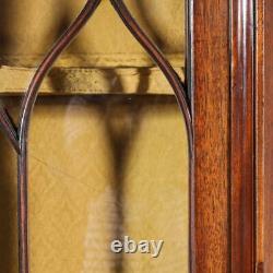 18th Century Georgian Mahogany Glass Display Side Cabinet Bookcase