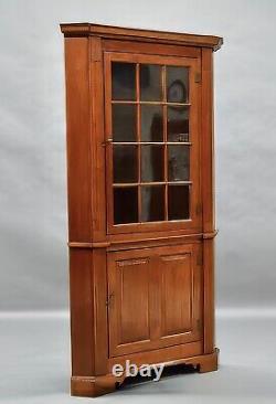 18th Century Philadelphia Fine Walnut Corner Cupboard with Family Provenance