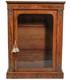19 Century French Wood & Glass Vitrine Display Cabinet From London