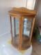 19 In. Three Tier Curved Glass Display Cabinet