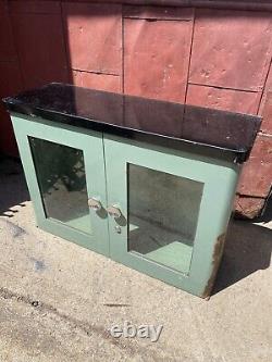 1900s Antique AS Aloe Medical Cabinet Kitchen Bathroom Industrial Dental Rustic