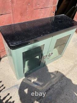 1900s Antique AS Aloe Medical Cabinet Kitchen Bathroom Industrial Dental Rustic