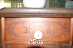 1903 American Bolt and Screw Co. Octagonal 98 Drawer Bolt Bin