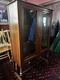 1920s Era Antique Cabinet Curio Glass Front Display Case Pick Up Only 64x42