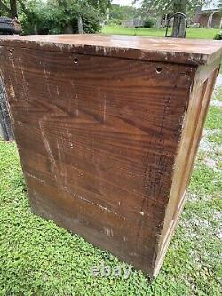 1930s Bonnet Co Cabinet Apothecary Industrial Multi Drawer Quarter Sawn Oak