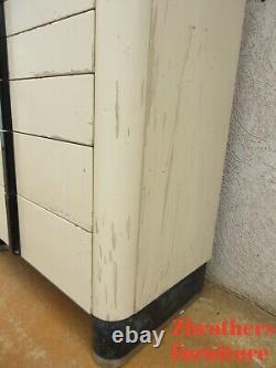 1940s Art deco Dental Cabinet Industrial Medical Chest Dresser American Cab Co