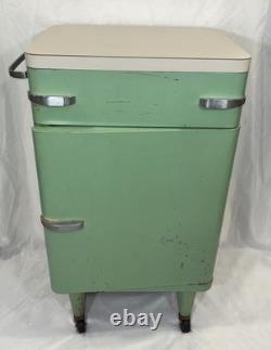 1940s Royal Metal Manufacturing Cabinet Nightstand Norman Bel Geddes Kem Weber