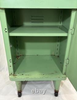 1940s Royal Metal Manufacturing Cabinet Nightstand Norman Bel Geddes Kem Weber