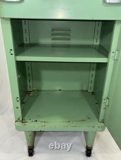 1940s Royal Metal Manufacturing Cabinet Nightstand Norman Bel Geddes Kem Weber