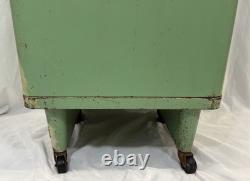 1940s Royal Metal Manufacturing Cabinet Nightstand Norman Bel Geddes Kem Weber