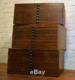 1950 ply eight draw cabinet speicmen collectors card index holder library