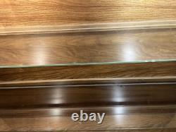 1970's Broyhill Mediterranean Style Wood Lighted Hutch PICKUP ONLY