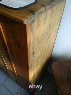 19th Century Antique Country Jelly Cabinet Cupboard