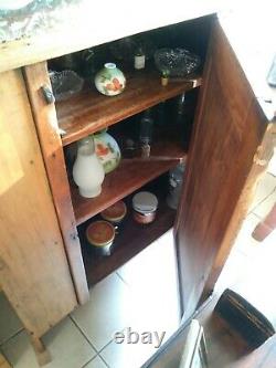 19th Century Antique Country Jelly Cabinet Cupboard