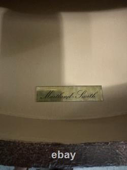 2 Maitland Smith Neoclassical Demilune Chiffonier Cabinet Commode Console Tables
