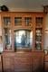 2 Piece Oak China Cabinet Late 1980s
