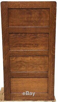 20th C Antique Arts & Crafts / Mission Oak 6 Drawer File Cabinet Library Bureau