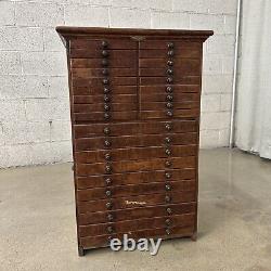 28 Drawer Antique Cabinet Watch Or Eye Glass Pens Antique Culver Hoyne 38 Tall