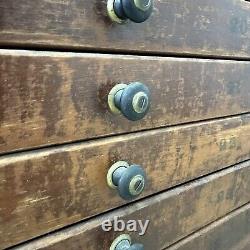 28 Drawer Antique Cabinet Watch Or Eye Glass Pens Antique Culver Hoyne 38 Tall