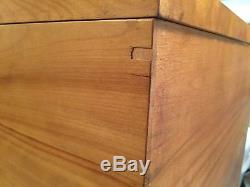 4 Piece Vintage Solid Maple, College Library Card Catalog Cabinet