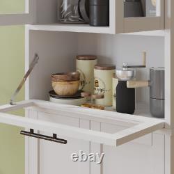 5 doors 5 layers density board spray paint 6030170cm display cabinet white