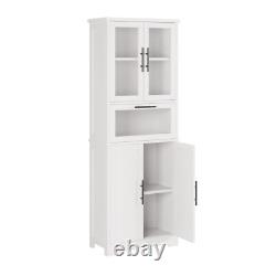 5 doors 5 layers density board spray paint 6030170cm display cabinet white