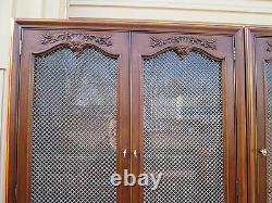 57769 T1 HENREDON Breakfront China Cabinet Curio QUALITY 7 Section UNIT