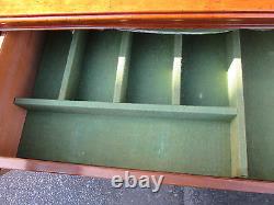 57769 T1 HENREDON Breakfront China Cabinet Curio QUALITY 7 Section UNIT