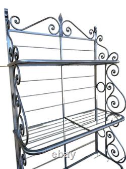 61594 QUALITY MADE Iron Kitchen Bakers Rack