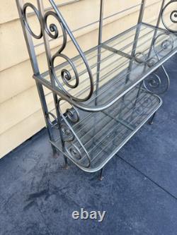 61594 QUALITY MADE Iron Kitchen Bakers Rack