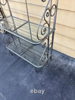 61594 QUALITY MADE Iron Kitchen Bakers Rack