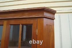 62065 2 pc. Solid Cherry Corner China Cabinet Curio