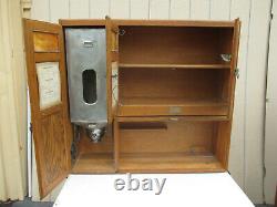 62445 Antique Oak Hoosier Cabinet. Kitchen Chest