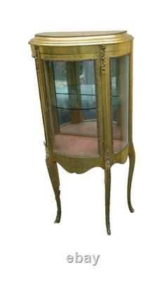 62511 Gold Decorator Curio Cabinet Etergie China Cabinet