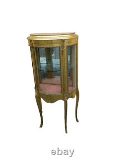 62511 Gold Decorator Curio Cabinet Etergie China Cabinet